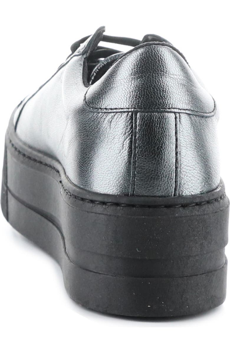 Bos. & Co. Maya Platform Sneaker, Alternate, color, Carbon Metallic Leather