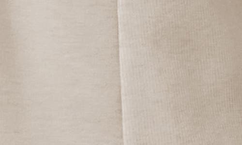 Travismathew Cloud High Waist French Terry Shorts In Heather Oatmeal