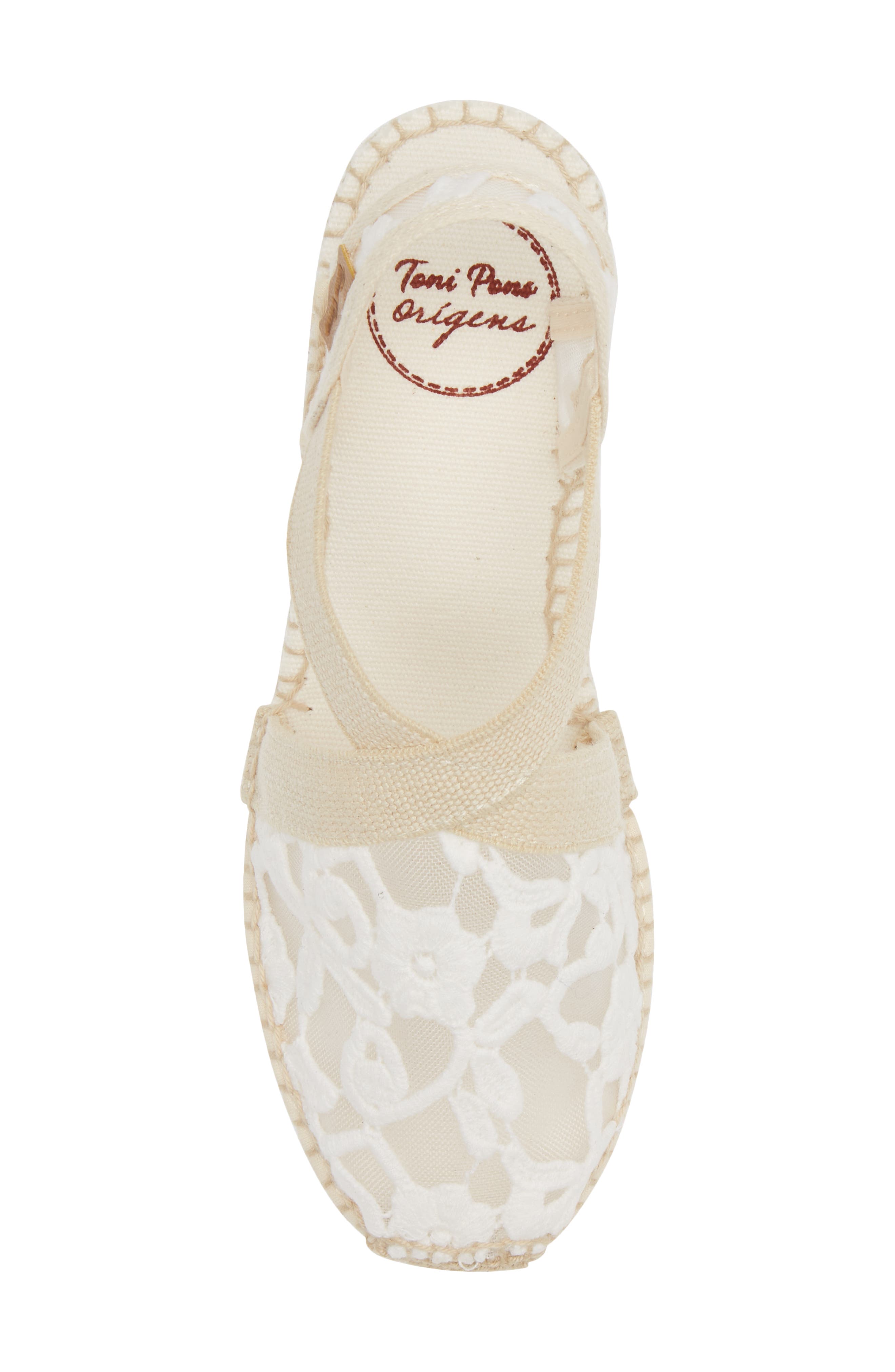 Terra Espadrille Wedge, Alternate, color, ECRU FABRIC