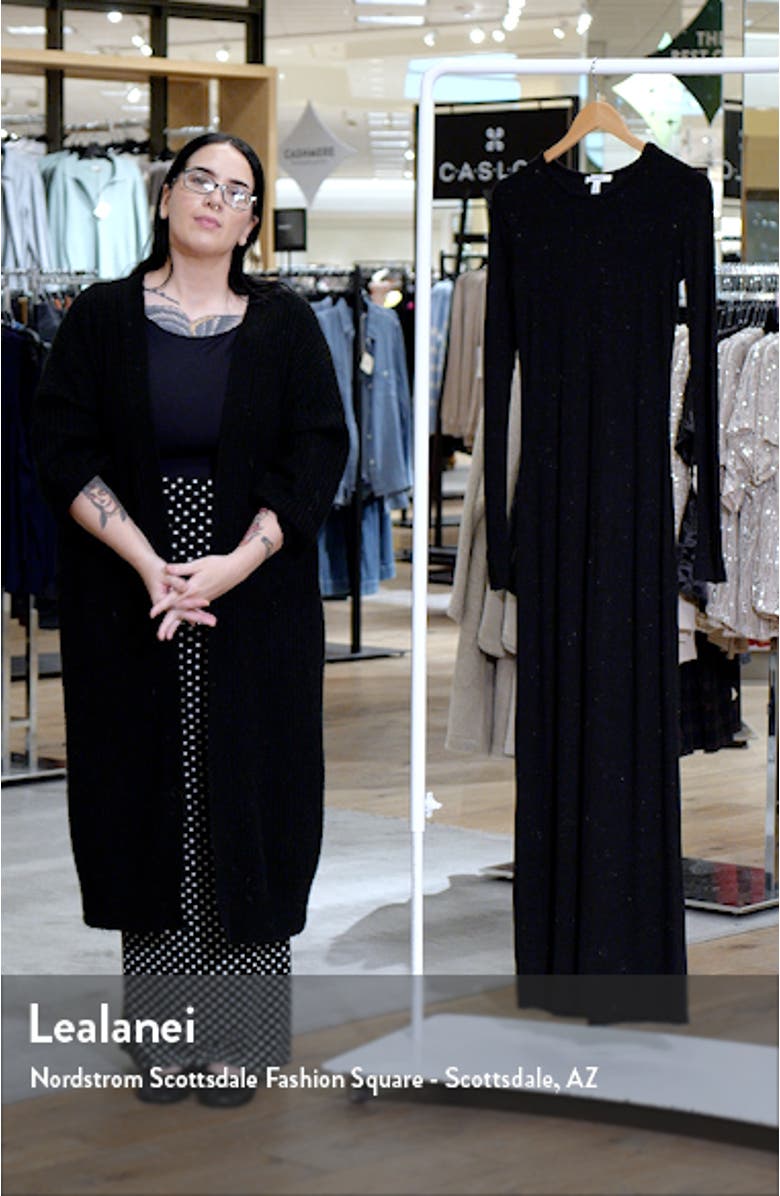 Isabella Shimmer Long Sleeve Maxi Dress, sales video thumbnail