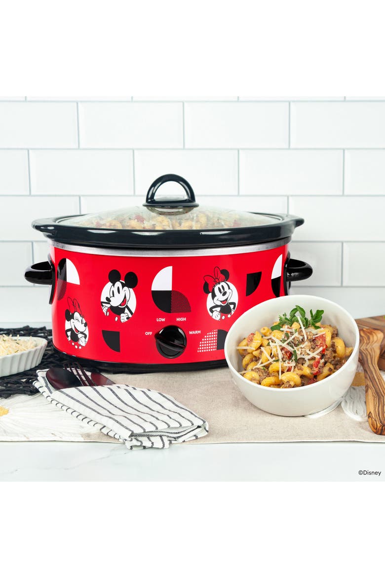 Disney Mickey and Minnie 5Qt Slow Cooker, Alternate, color, None