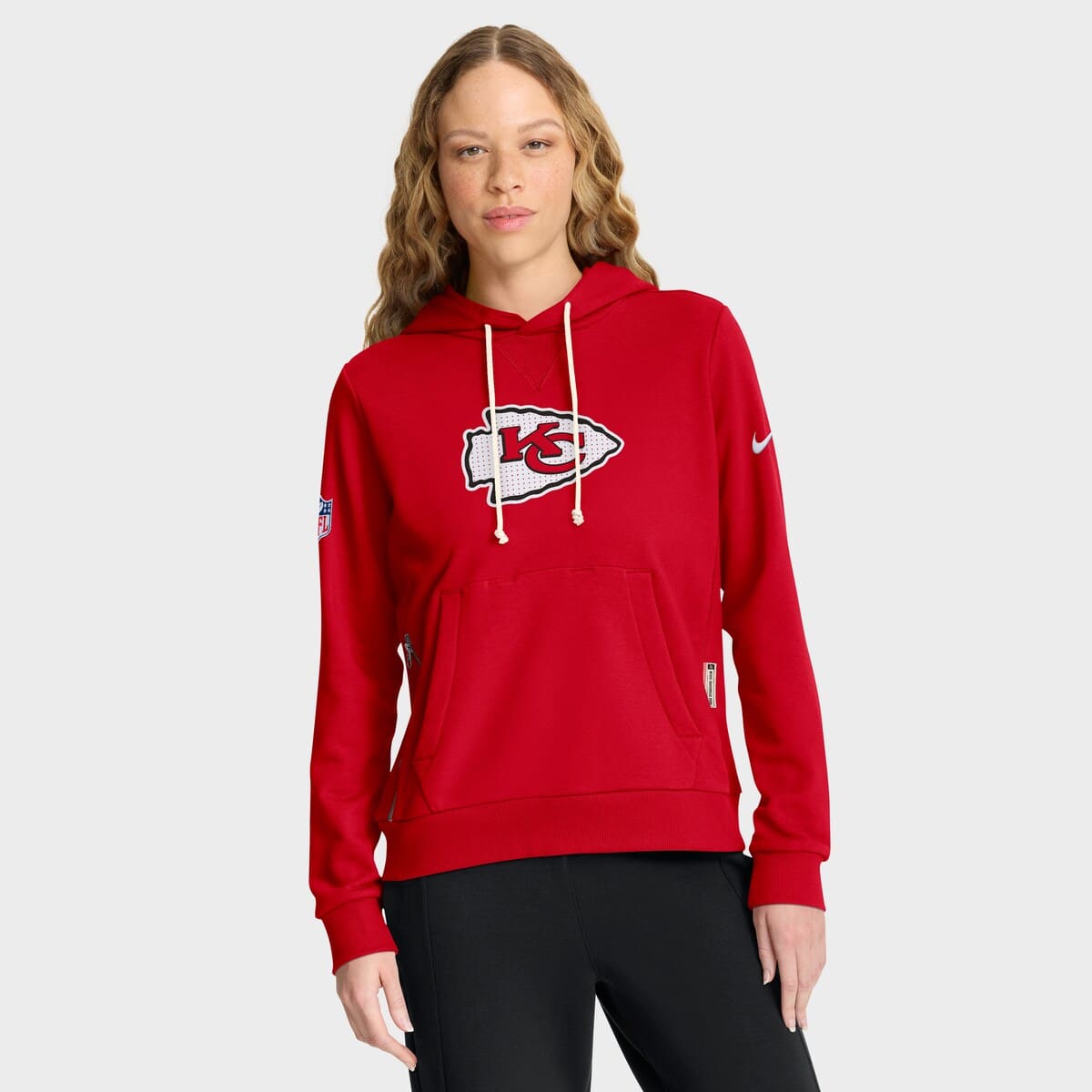 red dri fit nike hoodie