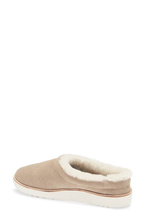 Olukai Mani Genuine Shearling Slipper In Brown