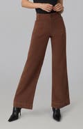 Lola Denim Colette High Rise Wide Leg Corduroy Jeans