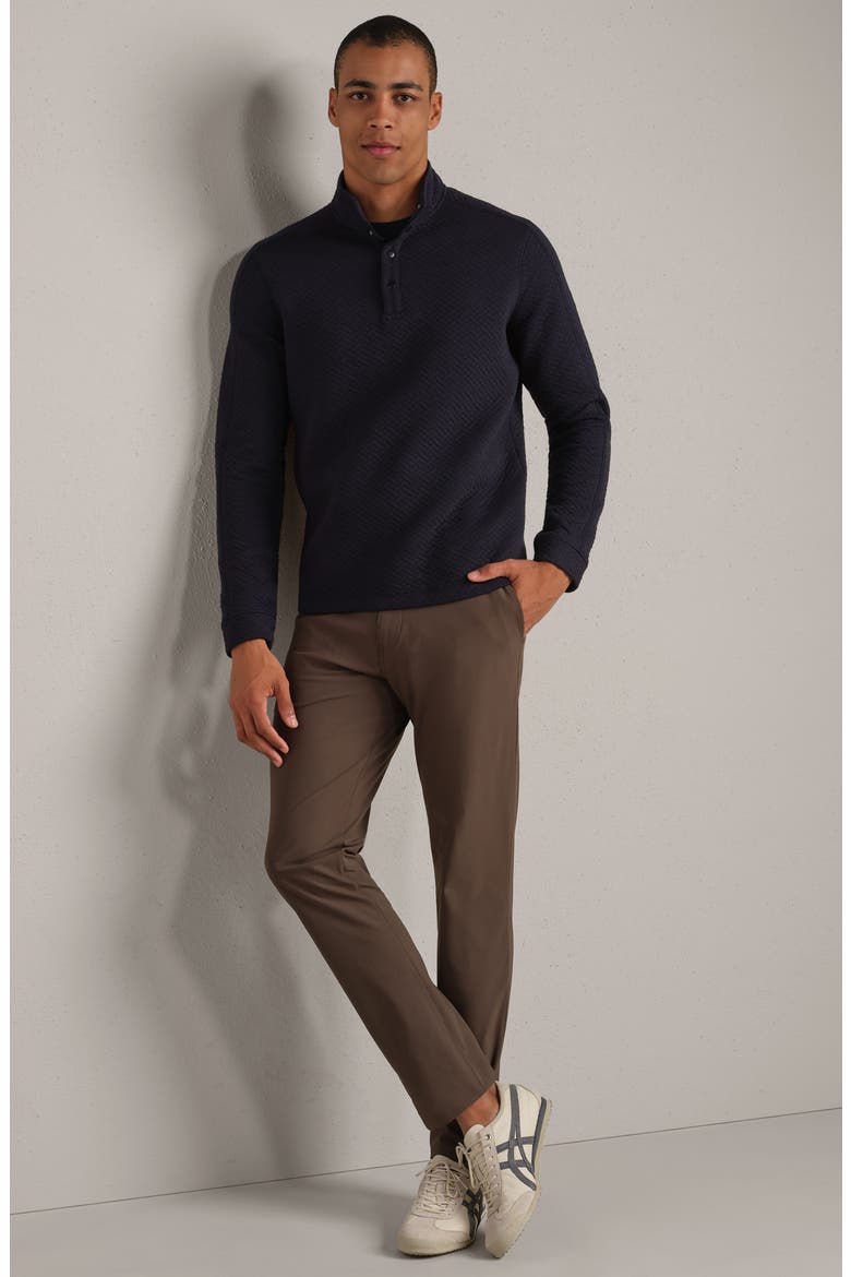 Weekend Quilted Pullover, Alternate, color, TRUE NAVY