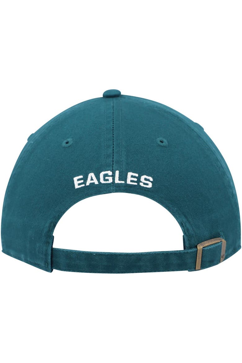 Women's '47 Midnight Green Philadelphia Eagles Finley Clean Up Adjustable Hat, Alternate, color, Green