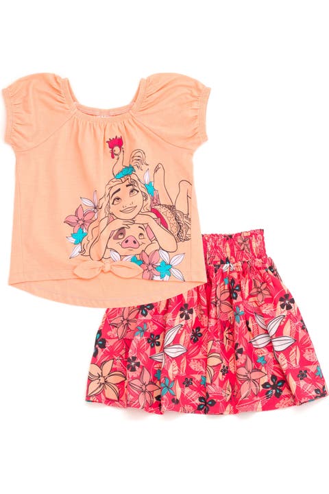 Moana 2-Piece T-Shirt and Skirt Set
