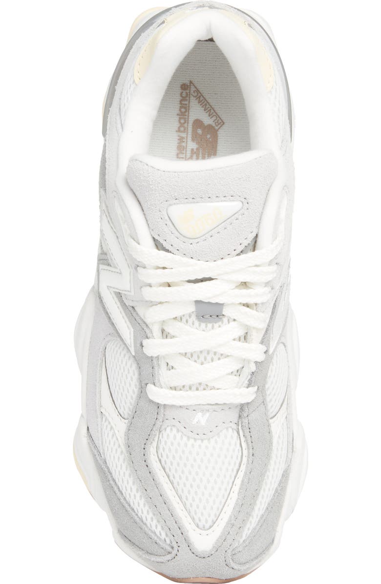 New Balance Kids' 9060 Sneaker, Alternate, color, Sea Salt/ Raincloud