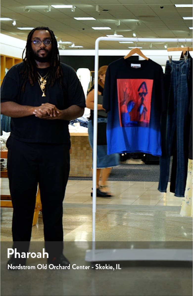 Ombré Cotton Graphic T-Shirt, sales video thumbnail