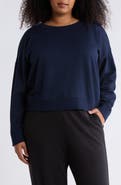 Eileen Fisher Crop Organic Cotton Sweatshirt