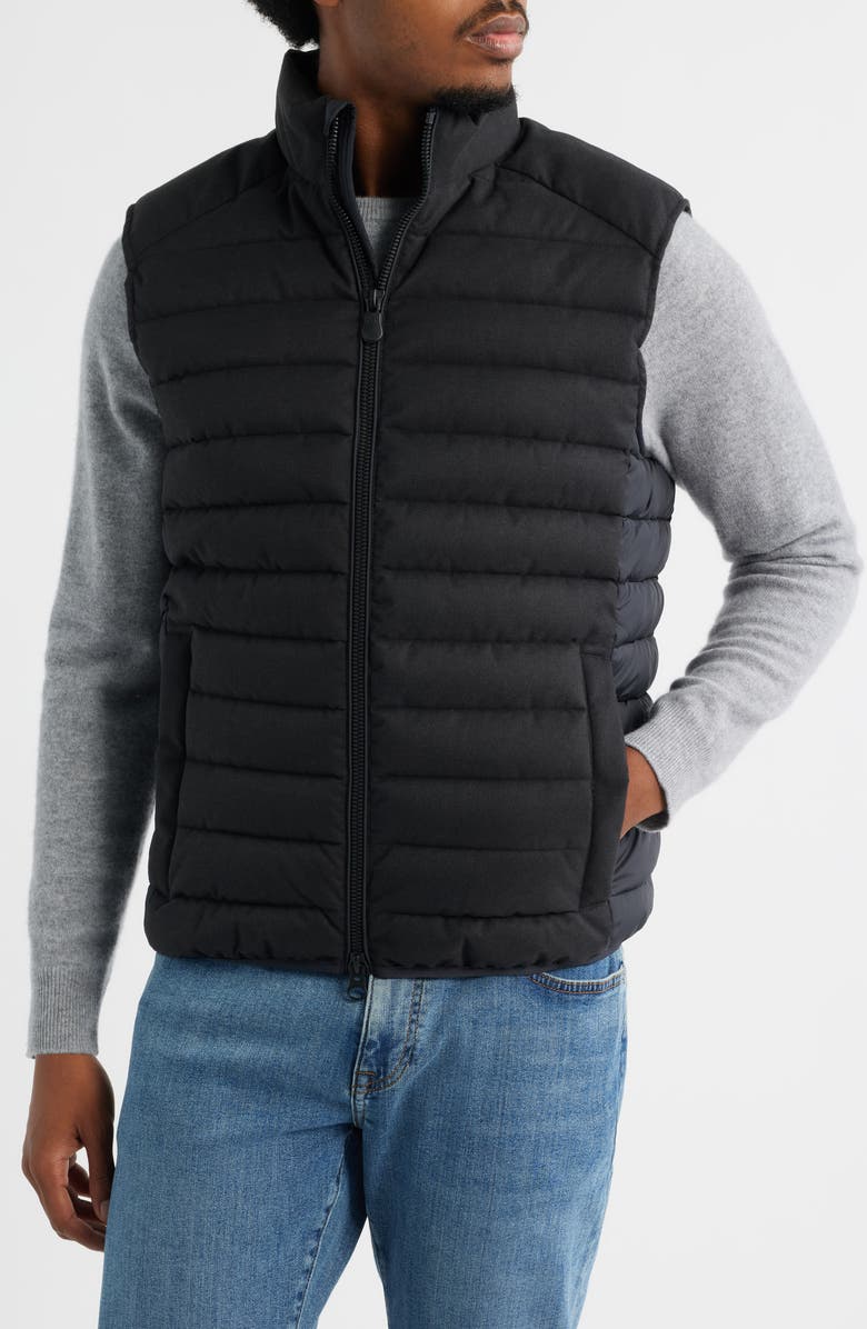 Save The Duck Sean Puffer Vest, Alternate, color, Black Melange