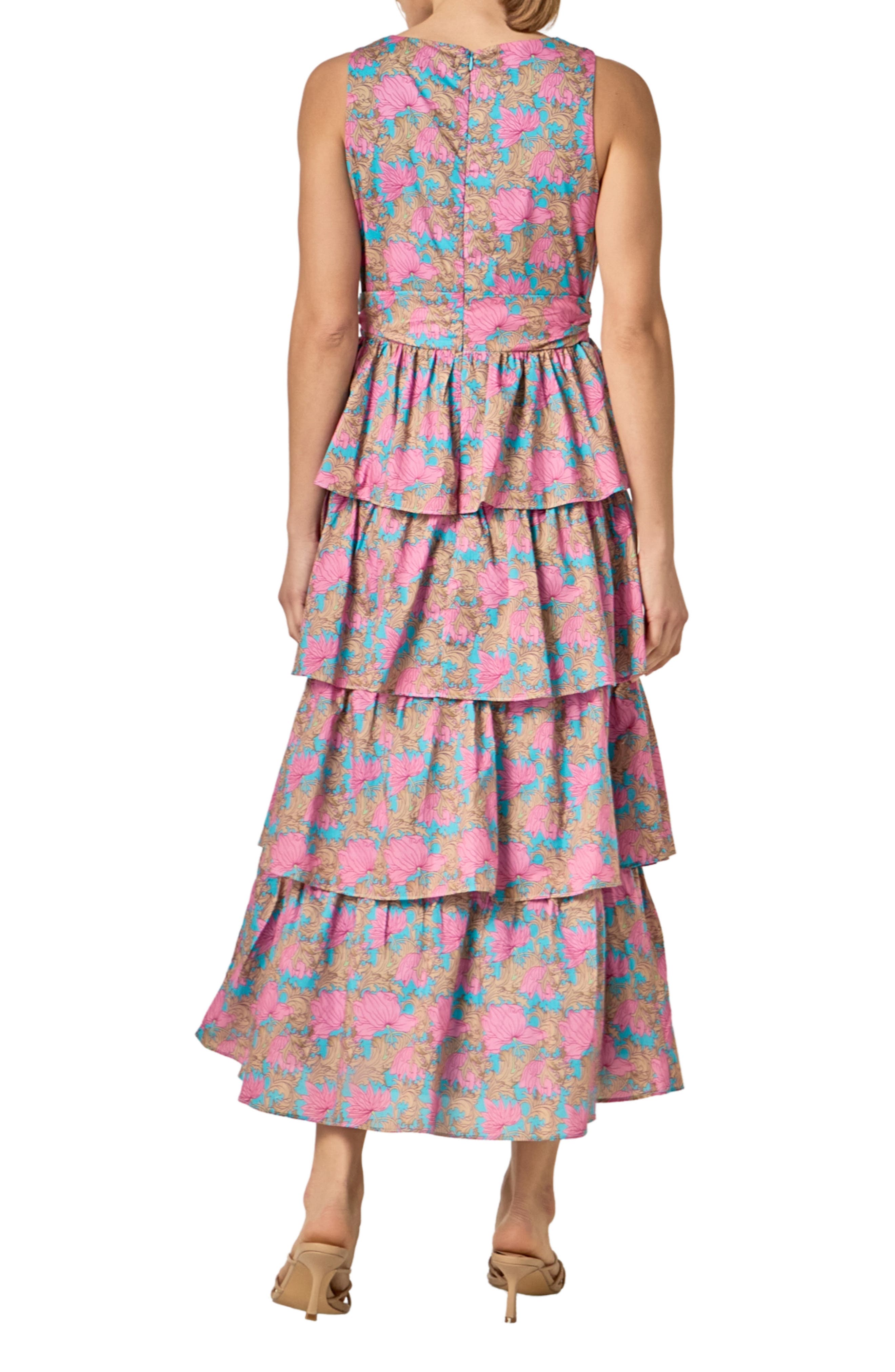 Tiered Ruffle Sleeveless Maxi Dress - image 2