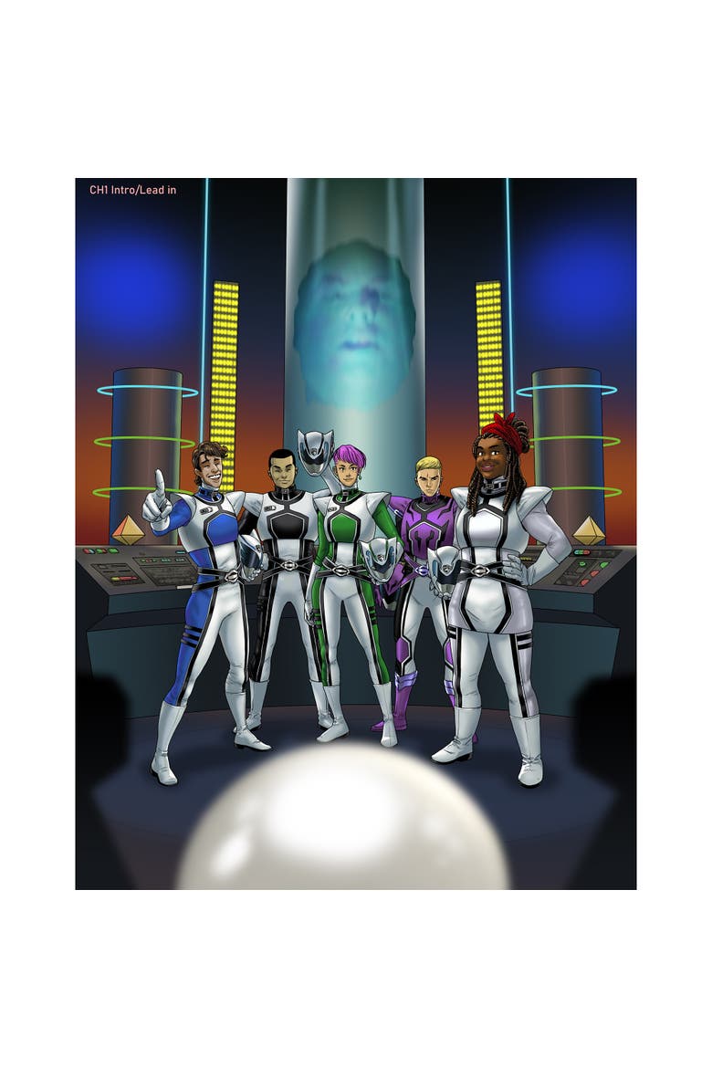 Power Ranger Roleplaying Game Beneath The Helmet Sourcebook, Alternate, color, Multicolored