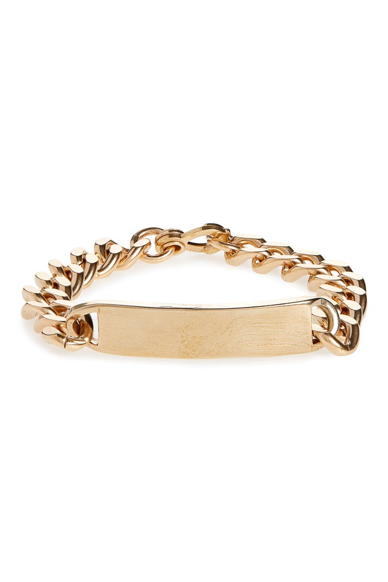 ID Bracelet, Main, color, BRASS