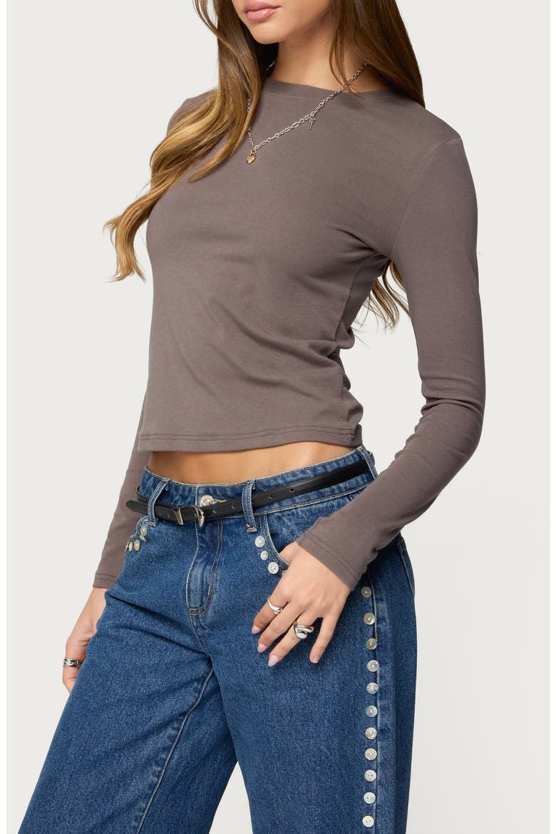 Kiyan Long Sleeve T-Shirt, Alternate, color, GRAY