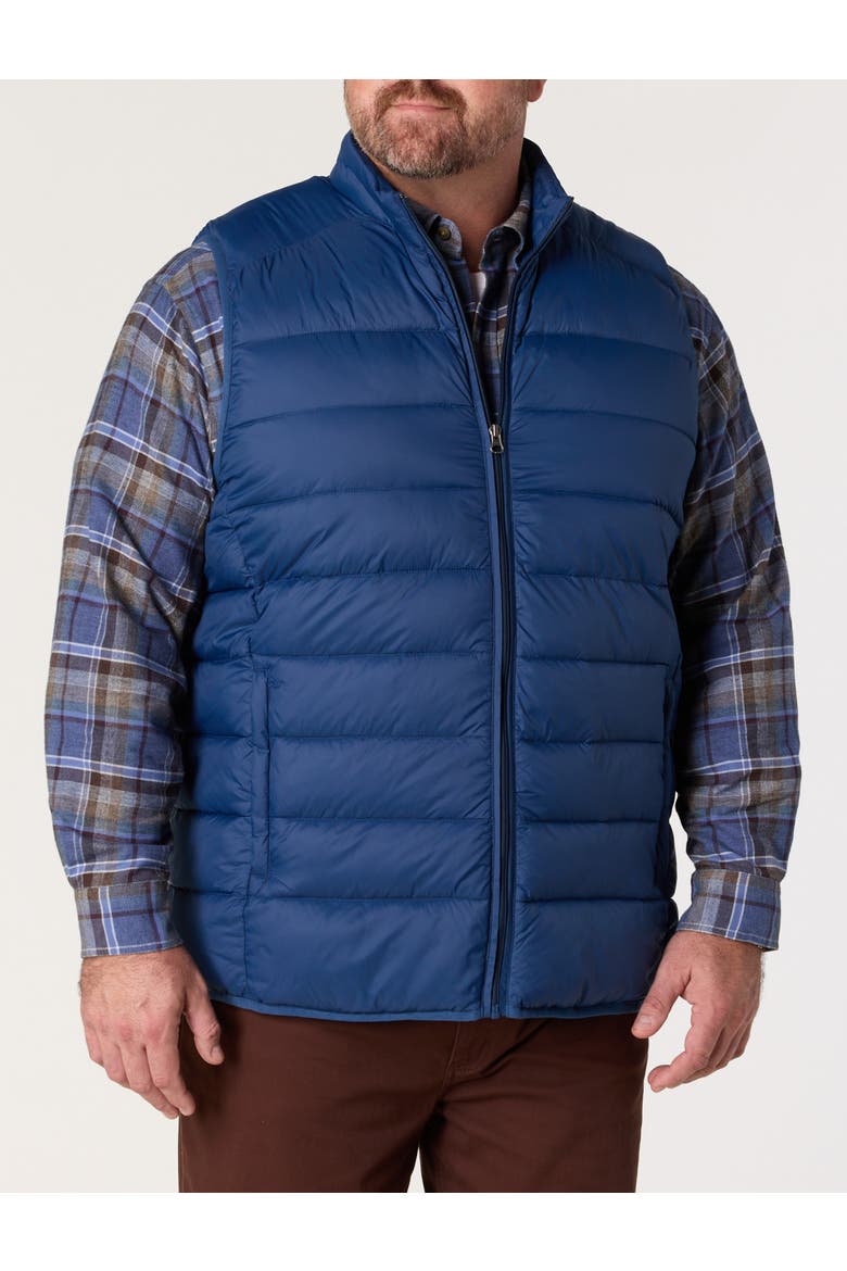 Big & Tall Puffer Vest, Alternate, color, BLUE