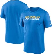 Nike Men's Nike Powder Blue Los Angeles Chargers Primetime Legend Wordmark Performance T-Shirt