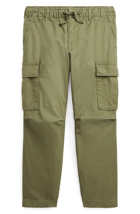 Kids' Stretch Twill Slim Cargo Pants