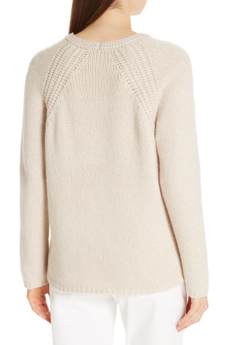 Eileen Fisher V-Neck Cashmere Sweater, Alternate, color, 