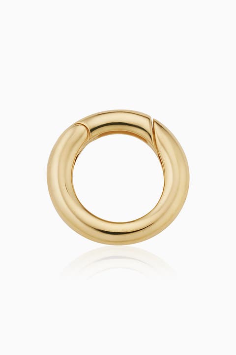 14K Yellow Gold Connect Me Round Clasp