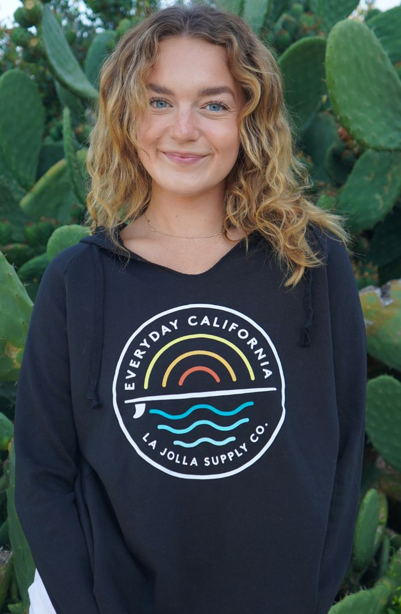 Everyday California Cabrillo Hoodie, Alternate, color, Black