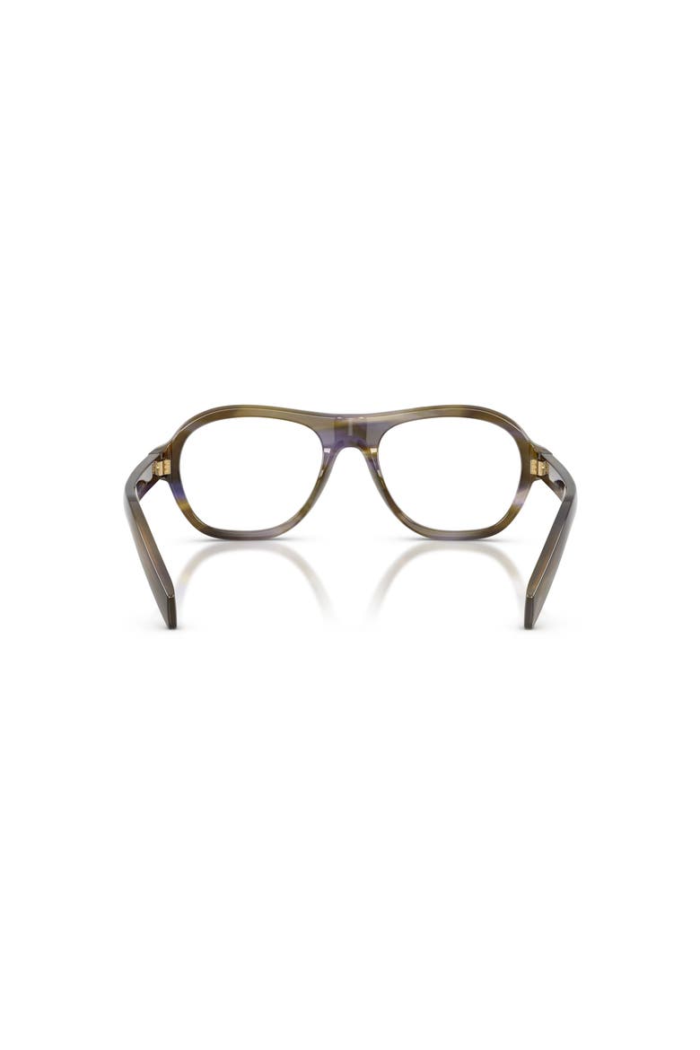 55mm Rectangle optical glasses, Alternate, color, Brown
