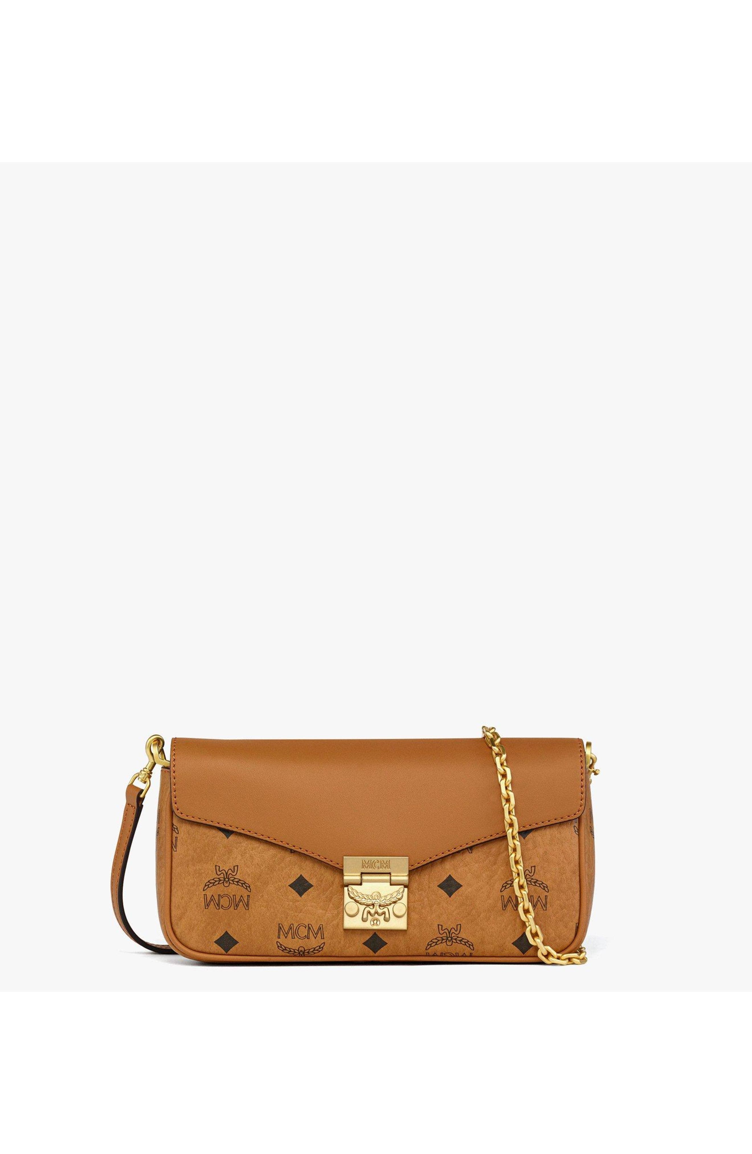 Mcm Tracy Crossbody In Brown