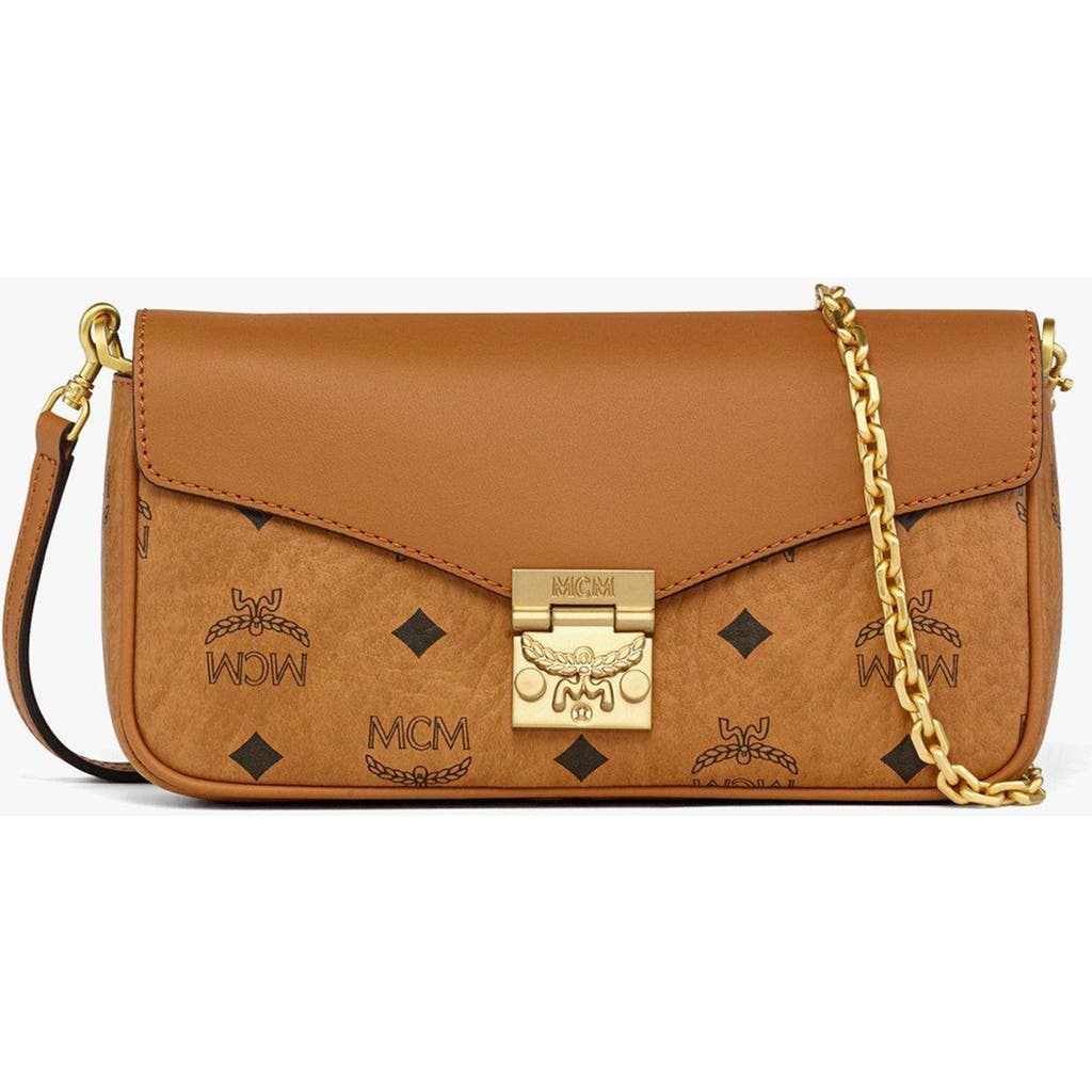 Mcm Tracy Crossbody In Brown