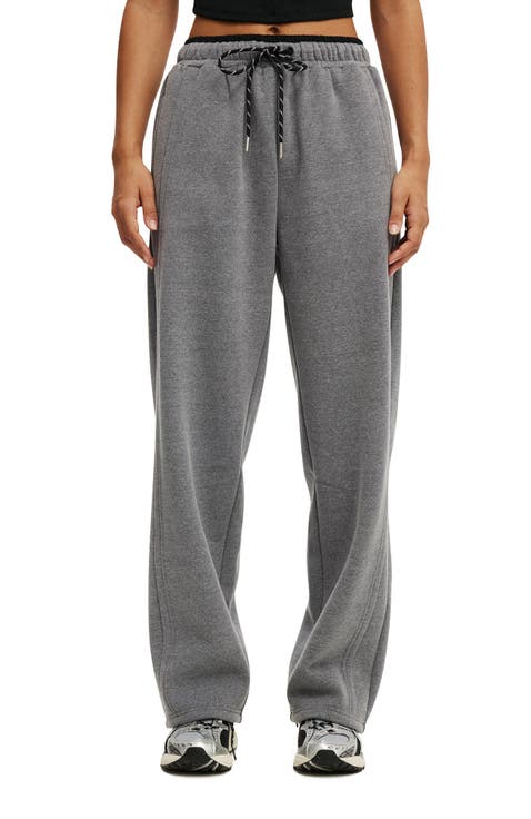 Women's Active Plush Double Waistband Sweatpant