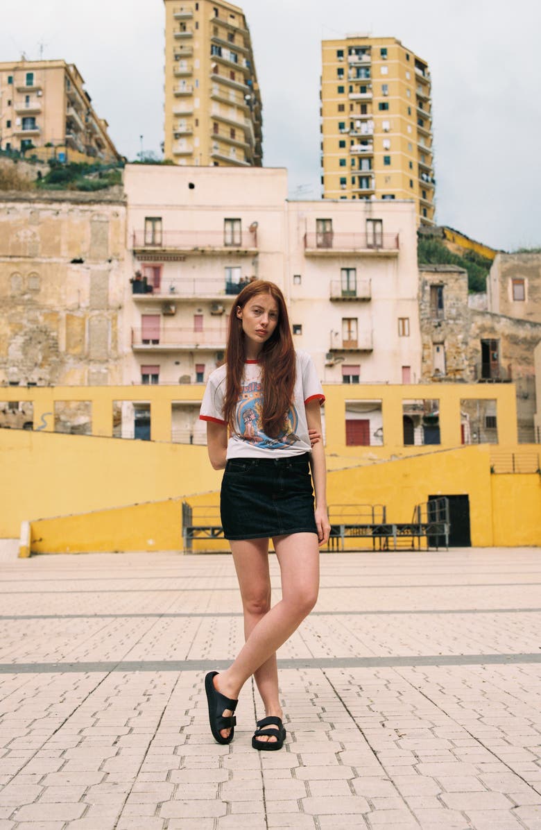 Veja Etna Slide Sandal, Alternate, color, Full-Black