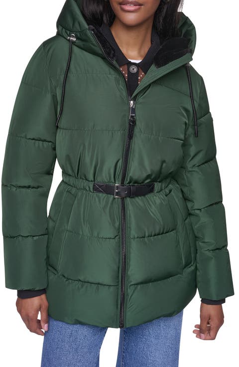 Water Resistant Hooded Puffer Jacket