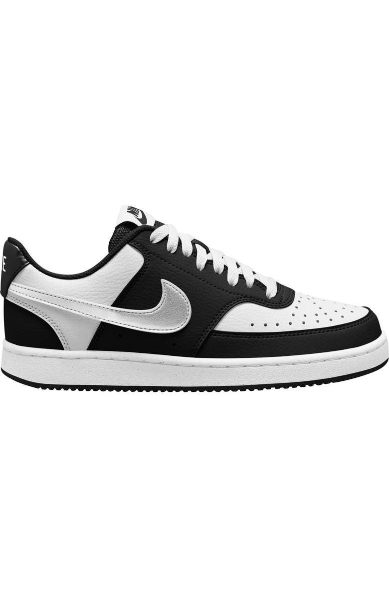 Nike Court Vision Low Sneaker, Main, color, 003 Black/White
