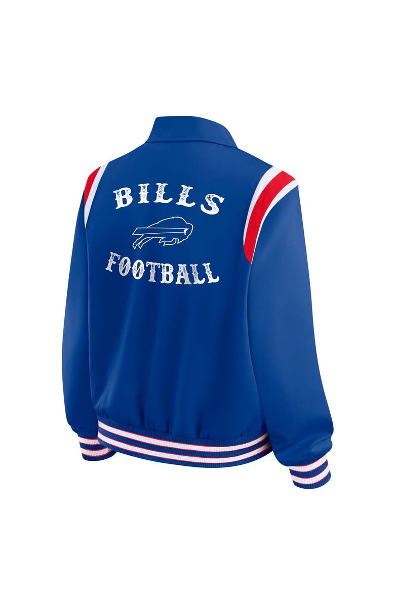 WEAR by Erin Andrews Women's WEAR by Erin Andrews Royal Buffalo Bills Varsity Lightweight Full-Snap Jacket, Alternate, color, Royal