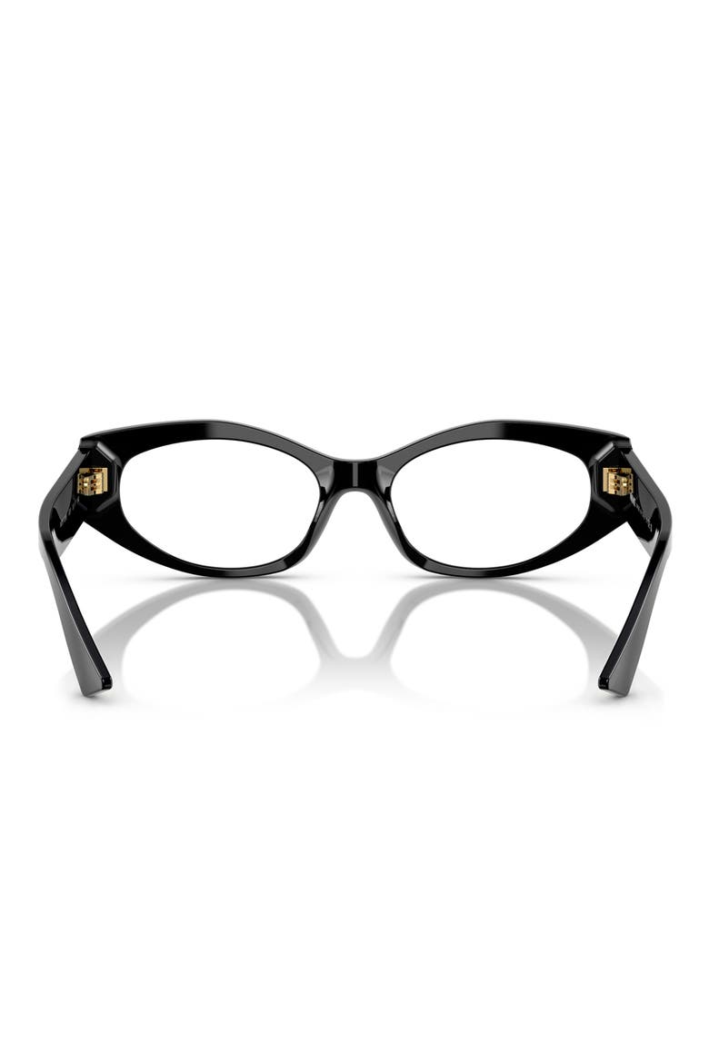 51mm Irregular Optical Glasses, Alternate, color, BLACK