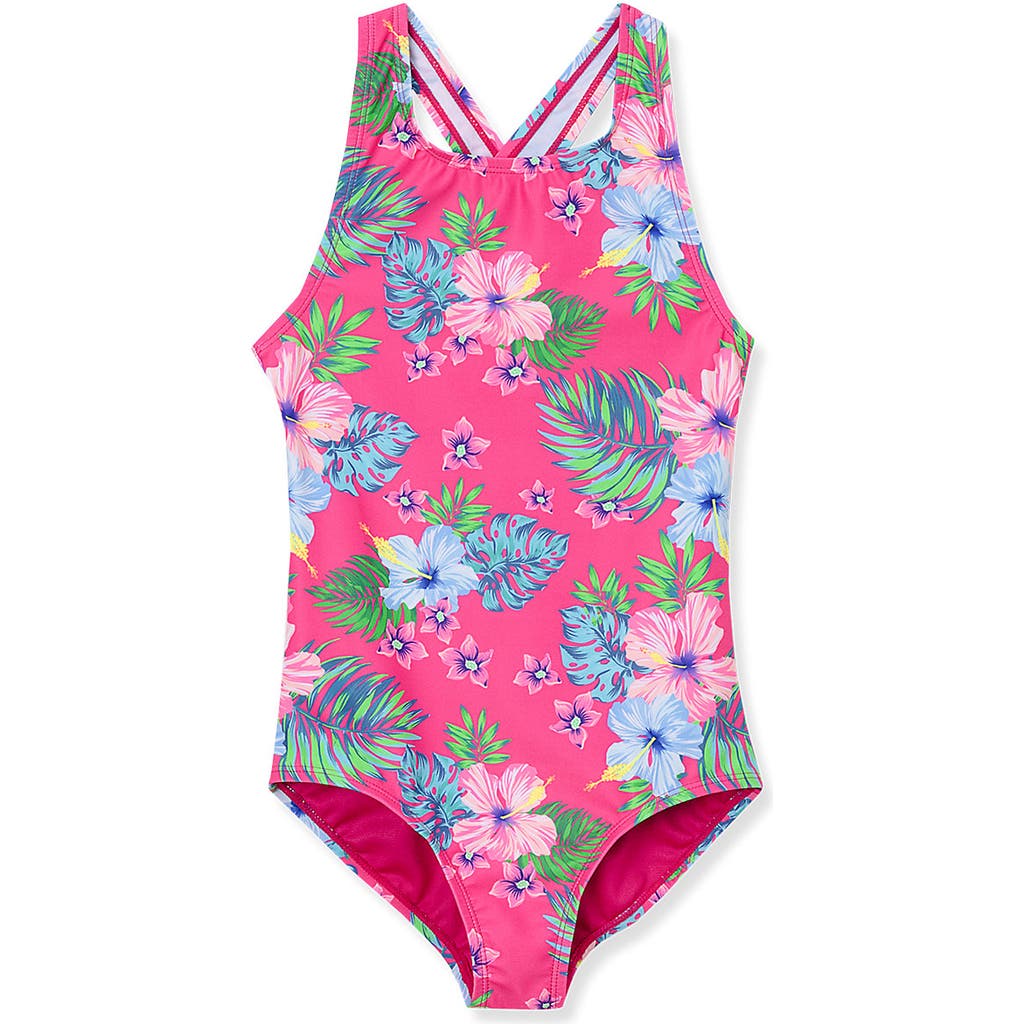 LANDS' END LANDS' END GIRLS ONE PIECE SWIMSUIT