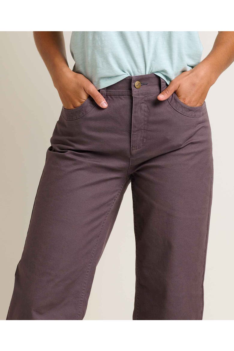 Earthworks Wide Leg Pant, Alternate, color, Raisin