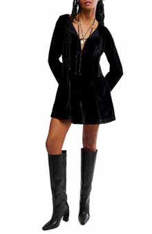 Free People Linney Velvet Minidress