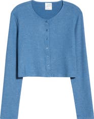 LESET Lauren Crop Cardigan