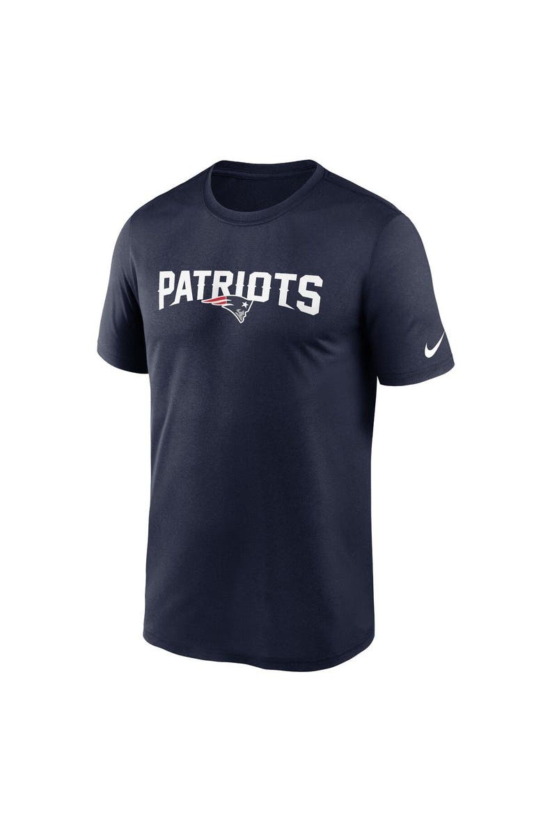 Nike Men's Nike  Navy New England Patriots Legend Wordmark Performance T-Shirt, Alternate, color, Navy