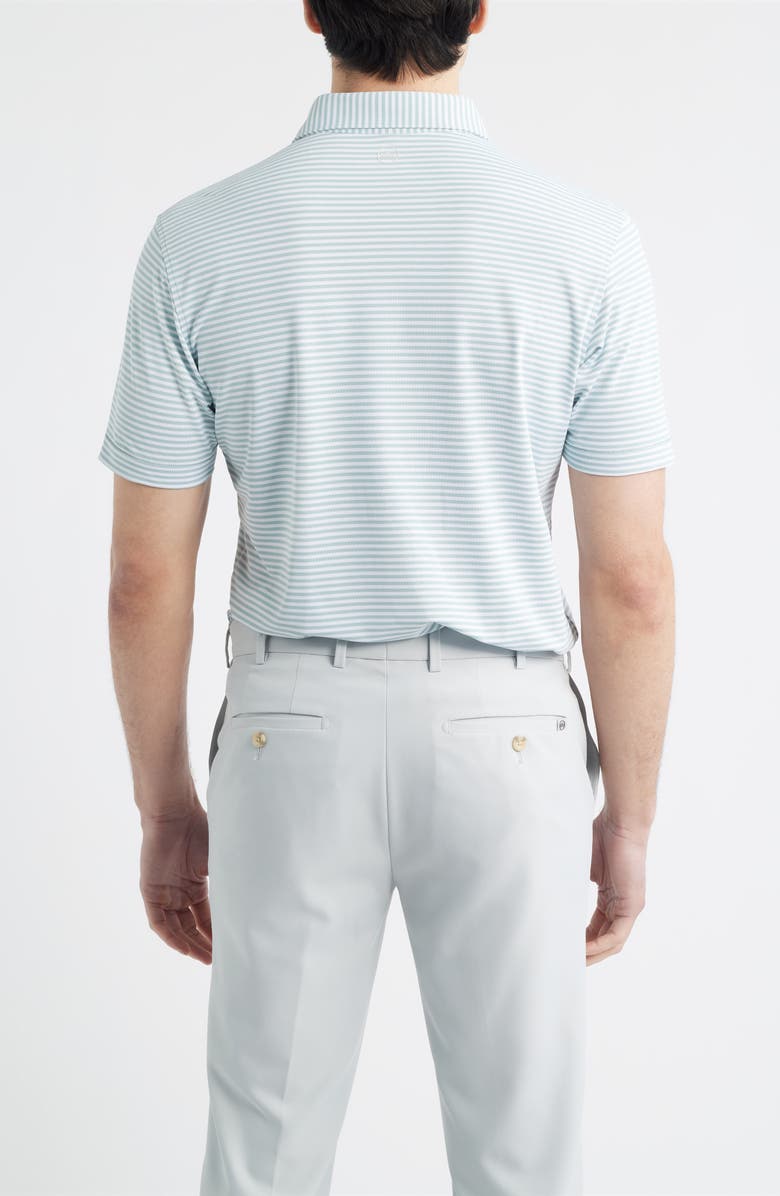 Peter Millar Verse Performance Piqué Golf Polo, Alternate, color, Light Willow