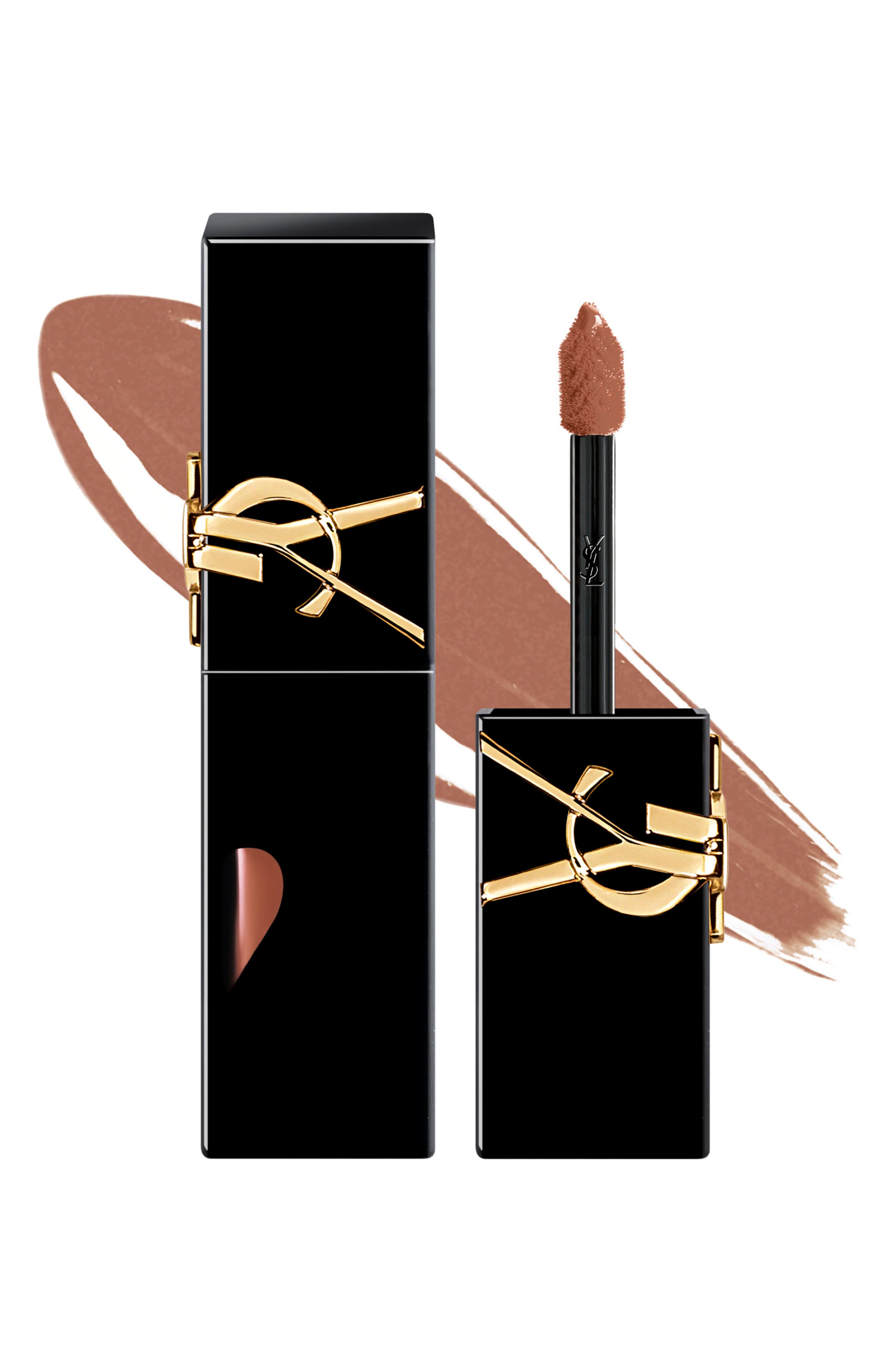 Yves Saint Laurent The Inks Vinyl Cream High Shine Lip Stain in 614 Brown Ignition 