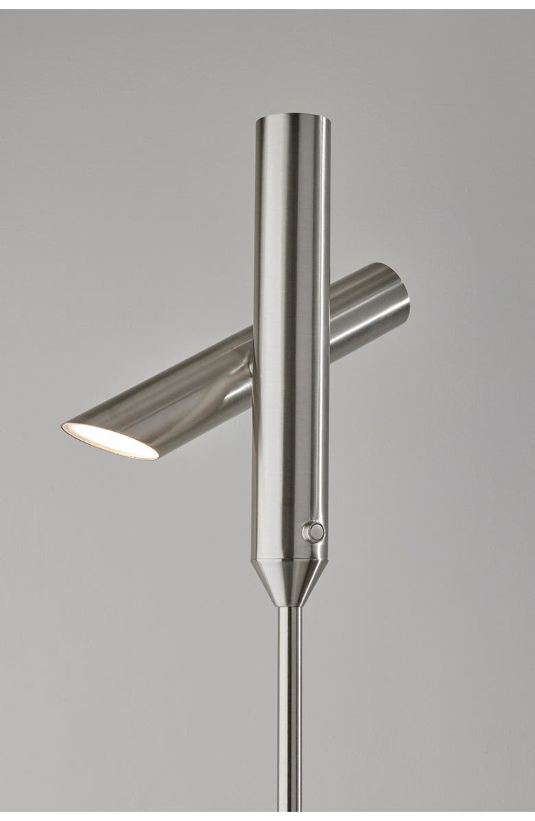 ADESSO LIGHTING Vega LED Torchiere Floor Lamp, Alternate, color,