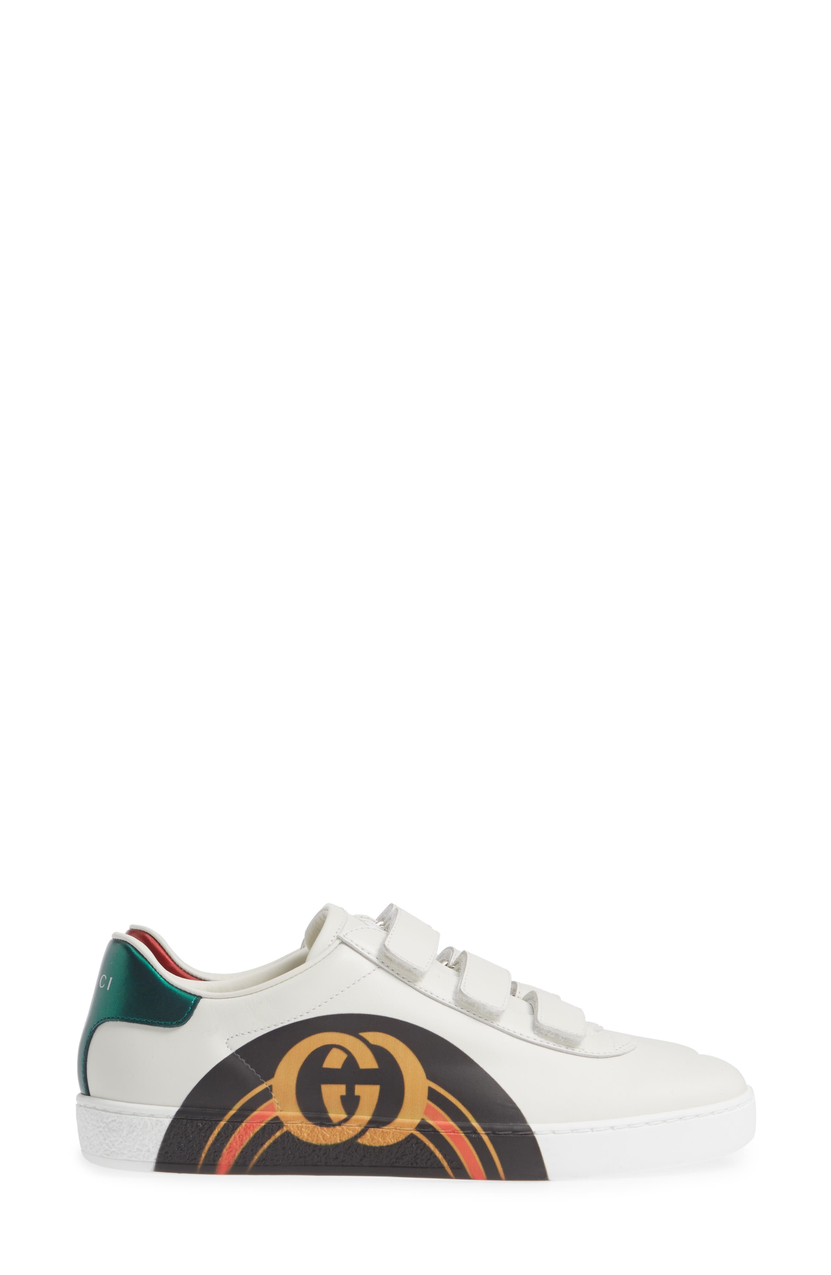 Gucci New Ace Sneaker, Alternate, color, 