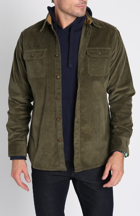 Stretch Corduroy Overshirt
