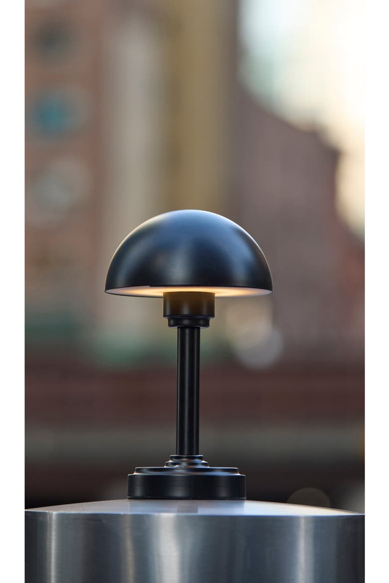 Ollie LED Cordless Table Lamp, Alternate, color, BLACK