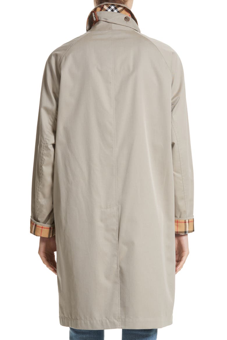 Camden Cotton Car Coat, Alternate, color, SANDSTONE