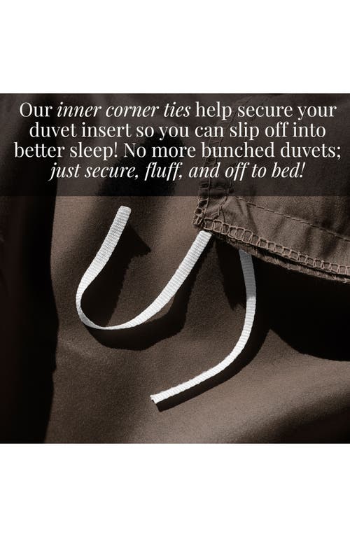 Southshore Fine Linens Vilano Springs Duvet Cover Set In Chocolate Brown
