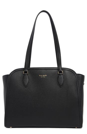 Kate Spade New York Taylor Pebbled Leather Tote In Black