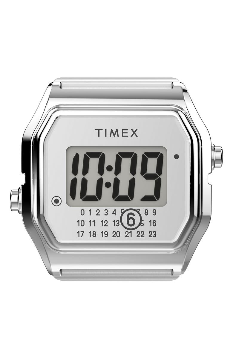 Timex<sup>®</sup> x MM6 Maison Margiela Digital Ring Watch, 20mm, Main, color, 