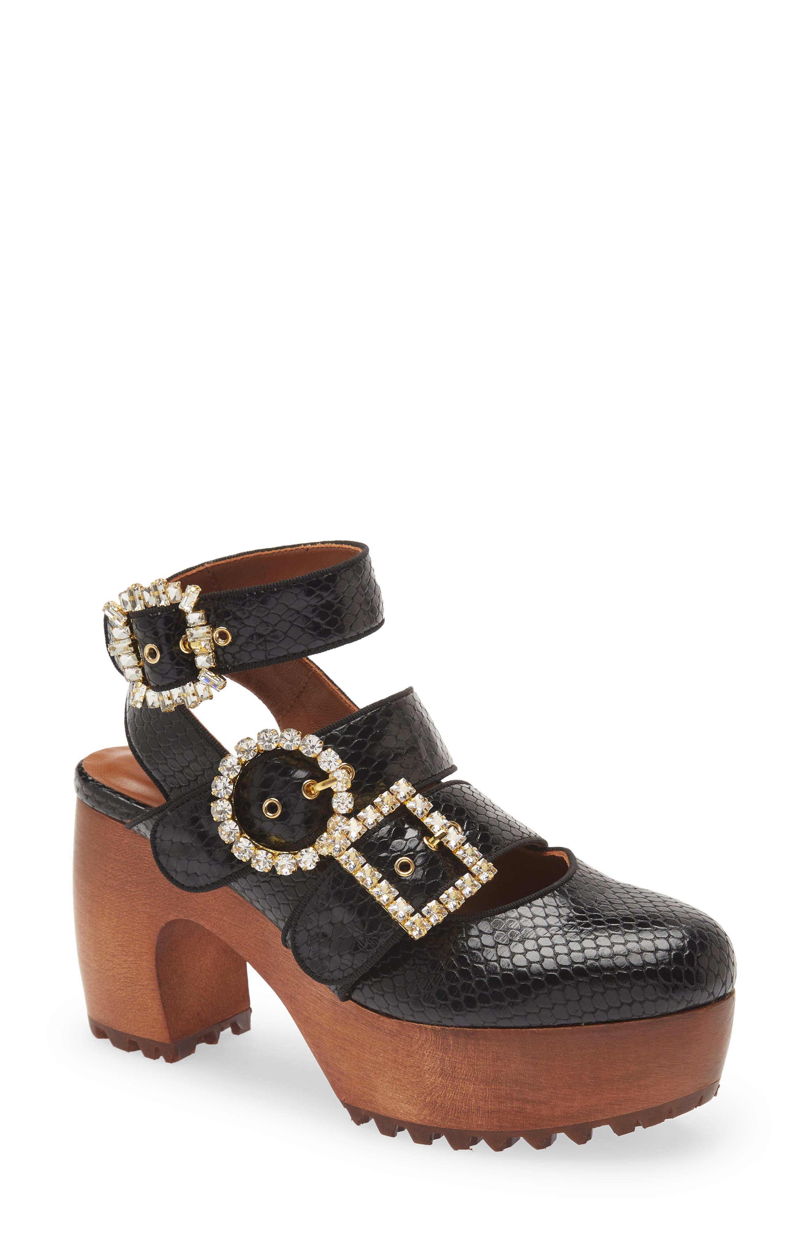 Autumn Adeigbo Embellished Platform Pump, Main, color, 